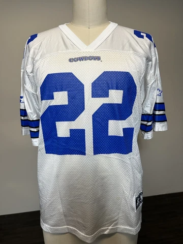 Vintage Emmitt Smith Dallas Cowboys NFL STARTER 90’s Jersey • Men's Large Cover