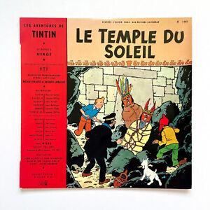 TINTIN Le Temple Du Soleil (The Temple Of The Sun) 1963 LP Record France Herge