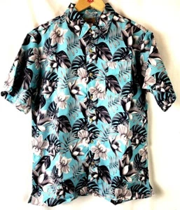 Haband Travelers Herren Gr. M Bermuda Freizeit Hawaii Knopfleiste SS Hemd türkis - Bild 1 von 5