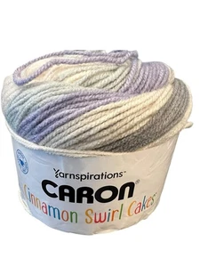 Caron Cinnamon Swirl Cakes Yarn Marble NEW 8 Oz 407 Yards Acrylic Weight 4 Knit - Picture 1 of 6