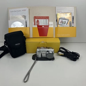 Kodak Easyshare DX4330 3.1 Mega Pixel con Dock/Custodia/Carta Lavoro/Cavi Usato in Ottime Condizioni - Foto 1 di 22