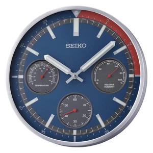 Seiko Clocks Wall Clock blue QXA822S - Picture 1 of 5