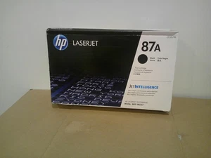 HP 87A (CF287A) Tonerkassette schwarz DATIERT 03/2025 BOX DIED ABGEBILDET - Bild 1 von 6