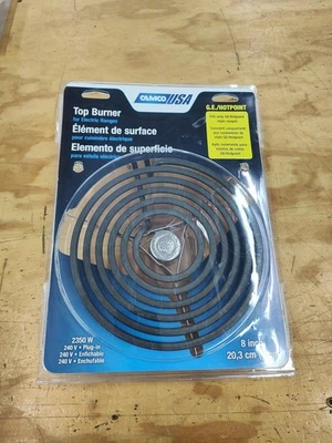CAMCO 8 PULGADAS HORNO ESTUFA QUEMADOR SUPERIOR G.E / HOTPOINT ENCHUFE 00113 Foto 1 de 4