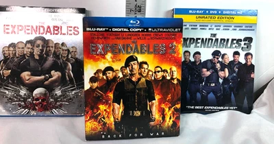 Expendables 3 Movie Lot - Blu-ray - NO DIGITAL UV COPIES - Used - Image 1 of 4