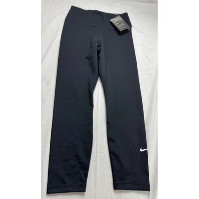 Nike Dri-FIT Womens Black Tight Fit Crop Leggings Training Pants Size S - Image 1 of 4