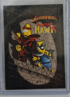 1994 SKYBOX THE SIMPSONS SERIES 2 ARTY ART CARD #A4 JIM VALENTINO Rare Insert - Image 1 of 2