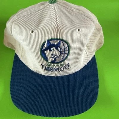 Vintage Minnesota Timberwolves SnapBack Cap Corduroy Pro Star - Image 1 of 4