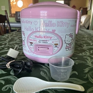 Cuociriso Hello Kitty 6 tazze rosa bianco con accessori - Foto 1 di 15