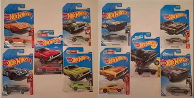 LOTE [10] CARDADO 2016-19 HOT WHEELS 1969-70 DODGE CARGADOR MODELOS INCL KM/GAMESTOP Foto 1 de 4