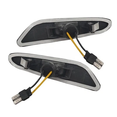 2PCS LED Side Marker Turn Signal Lights for BMW E90 E91 E92 E93 E46 E53 X3 E83 - Image 1 of 4
