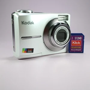 Kodak Digital Camera EasyShare C613 6.0MP White Tested - Picture 1 of 8