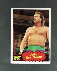 1985 OPC Wrestling Jake the Snake #33 EXMT. - Picture 1 of 2