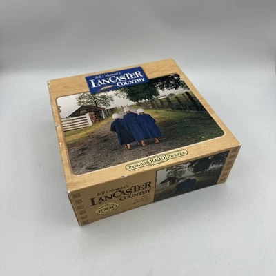 NUEVO Bill Coleman's Lancaster Country Sisters Three III 1000 piezas Puzzle Amish Foto 1 de 3