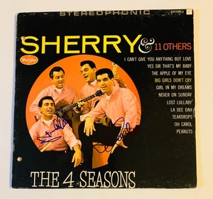 FOUR SEASONS Group Signed "SHERRY" Album X 2 Record Beckett Authentic - Picture 1 of 2