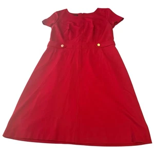 talbots dress 8 Red - Picture 1 of 11