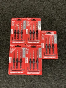 NUEVO Milwaukee 48-13-5003 Brocas CONTADOR Juego de 4, Sellado Lote de 5 - Imagen 1 de 4
