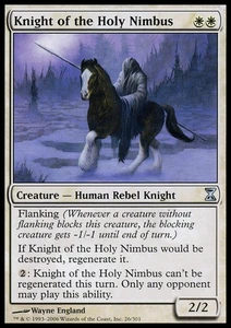 Japanese Knight of the Holy Nimbus ~ Near Mint Time Spiral Foreign MTG Magic Ult - Picture 1 of 1