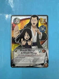 Hanabi Hyuga & Hiashi US113 Strict Discipline Foil Naruto Lineage of the Legends - Picture 1 of 6