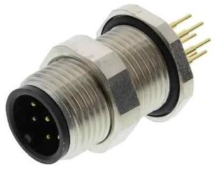 Binder PANEL MOUNT M12 CONNECTOR 2A 60V 8-Contacts Socket, Male 09-3481-550-08 - Picture 1 of 2