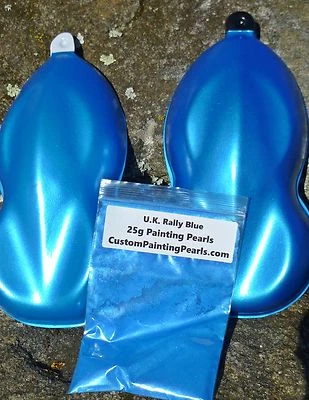 UK Rally Blue Pearl Pigmento Brillo Automotriz Uretano Primer PPG Foto 1 de 4