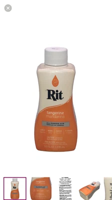 Nuevo tinte líquido sellado Rit para todo uso mandarina 8,0 fl oz 236 ml Foto 1 de 4