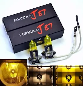 Rally H3 100W 3000K Yellow Two Bulbs Fog Light Lamp Replace Stock Quality Bright - Picture 1 of 12