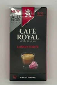 10 Cafe Royal Kapseln für Nespresso Classic Lungo Forte 16 Sorten 5,78€/100gr.