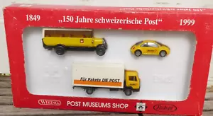 WIKING 81-05 Roskopf 1:87 H0, 150 Anni Svizzera Posta VW Beetle Top 1:87 - Foto 1 di 2