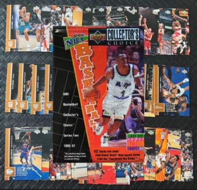 1996-97 Upper Deck  NBA Basketball Trading Cards Complete Your Set U Pick 2/2 - Image 1 of 3