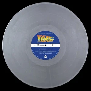 Back To The Future Original Motion Picture Soundtrack SILVER VINYL LP Record NEW - Picture 1 of 2