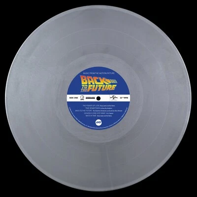 Back To The Future Original Motion Picture Soundtrack SILVER VINYL LP Record NEW - Image 1 of 2