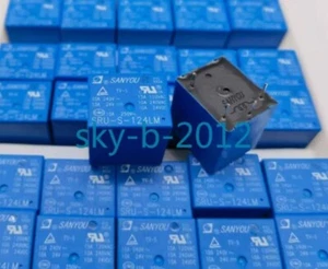 5 PIEZAS NUEVO EN CAJA SANYOU SRU-S-124LM Relé de alimentación eléctrica DC - Imagen 1 de 3