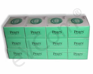 PEARS SOAP OIL CLEAR with LEMON EXTRACT 125g Bars, 12 or 6 pack - Picture 1 of 6