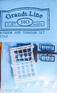 Grandt Line HO #5245 Window & Transom Set (Plastic) 1:87th Scale - Picture 1 of 1