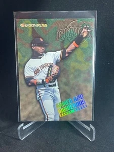 1997 Donruss Barry Bonds #10 Armed and Dangerous #d /5000 Giants COMBINED SHIP - Picture 1 of 2
