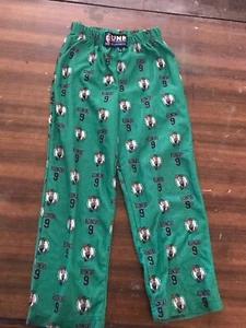 Boys Size 4 Unk NBA Boston Celtics Pajama Pj Green Pants Rondo 9 - Picture 1 of 2