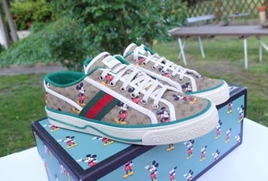 GUCCI SHOES 42 shoe sneaker sneakers tennis disney mickey mouse 8 - Bild 1 von 13