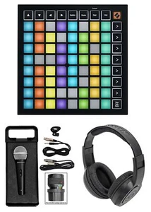Novation Launchpad Mini MK3 MIDI USB Pad Controller+Mic+Headphones - Picture 1 of 8