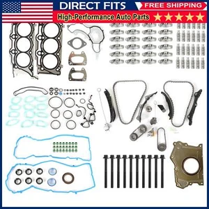 Rocker Arms Valve Lifters Engine Gasket Timing Chain Kit for 11-15 Ram 1500 3.6L - Picture 1 of 9