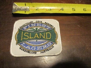 ISLAND FINEST LAGERS QUEENSLAND AUSTRALIA SANCTUARY COVE RESORT BEEER PATCH - Picture 1 of 2