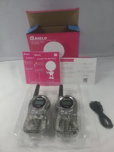 QNIGLO Q-168 PLUS FRS WALKIE TALKIES Rechargeable Battery incl 22 Channel Camo - Picture 1 of 6