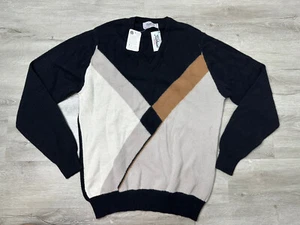 Vintage New Wool Pullover The Titleist Collection Sz M V-Neck Long Sleeve - Picture 1 of 5