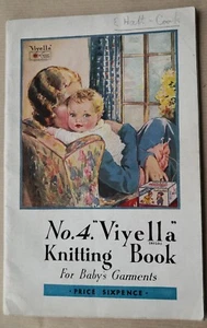 "VIYELLA" STRICKBUCH Nr. 4 For Baby’s Garments - 1930’s Strickanleitungen - Bild 1 von 16