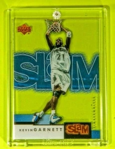 UD Slam Kevin Garnett Clear Acetate Spectacular SP Insert Timberwolves Legend - Picture 1 of 2
