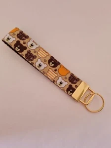Bear print key fob wristlet - Picture 1 of 1