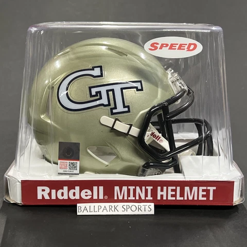 GEORGIA TECH YELLOW JACKETS - Riddell Speed Mini Helmet Cover