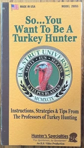 H.S. Strut U. ~ So You Want To Be A Turkey Hunter ~ VHS~Brand New~Factory Sealed - Picture 1 of 3