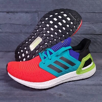 ADIDAS UltraBoost 20 What The Solar Running Shoes Mens 7.5 Womens 8.5 Purple - Image 1 of 4