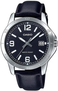CASIO MTP-V004L-1BUDF OROLOGIO UOMO PELLE NERO DATA 40mm SOTTOCOSTO - Foto 1 di 3